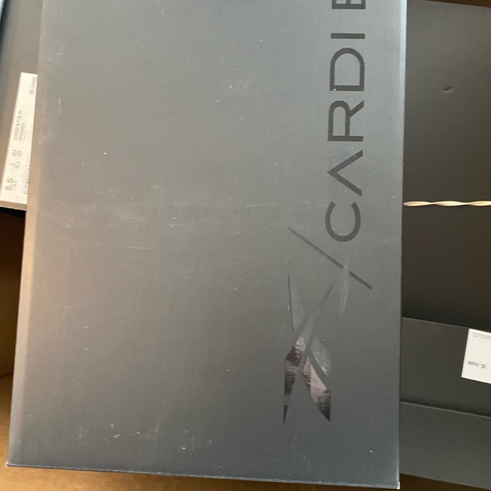Cardi B Reebok Women's Grey High-Top Sneakers - Picture 2 of 9